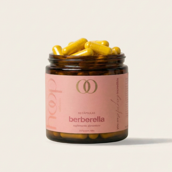 Berberella, suplemento de Hoop Wellness para glucosa y metabolismo