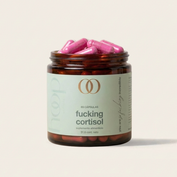 Fucking Cortisol, suplemento de Hoop Wellness para el estrés